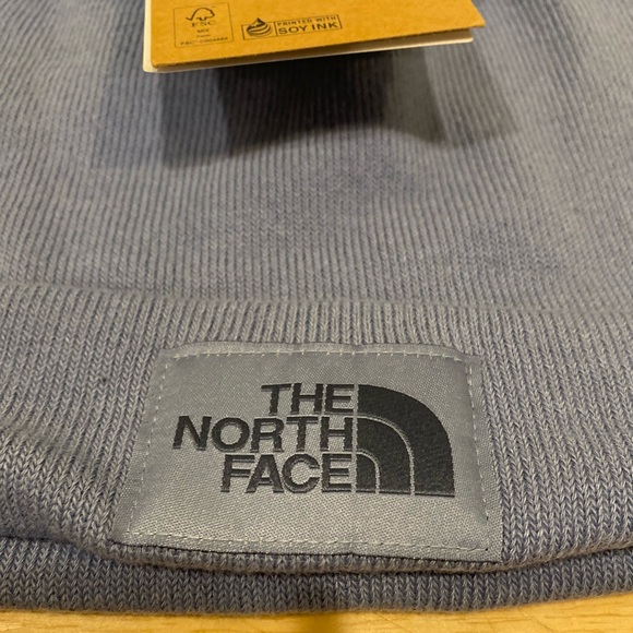 The North Face Adult Dock Worker Recycled Beanie folk blue one size warm pull on - Picture 4 of 7